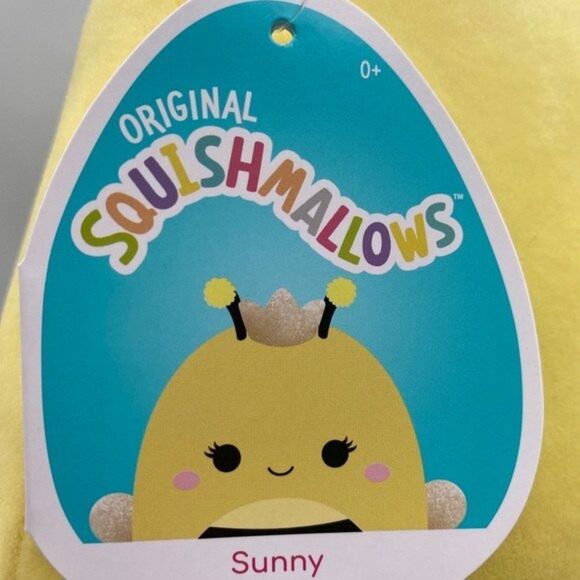 NEW Kellytoy Squishmallows 11" Sunny the Bumblebee 2022 Summer Edition Plush HTF - Picture 3 of 7